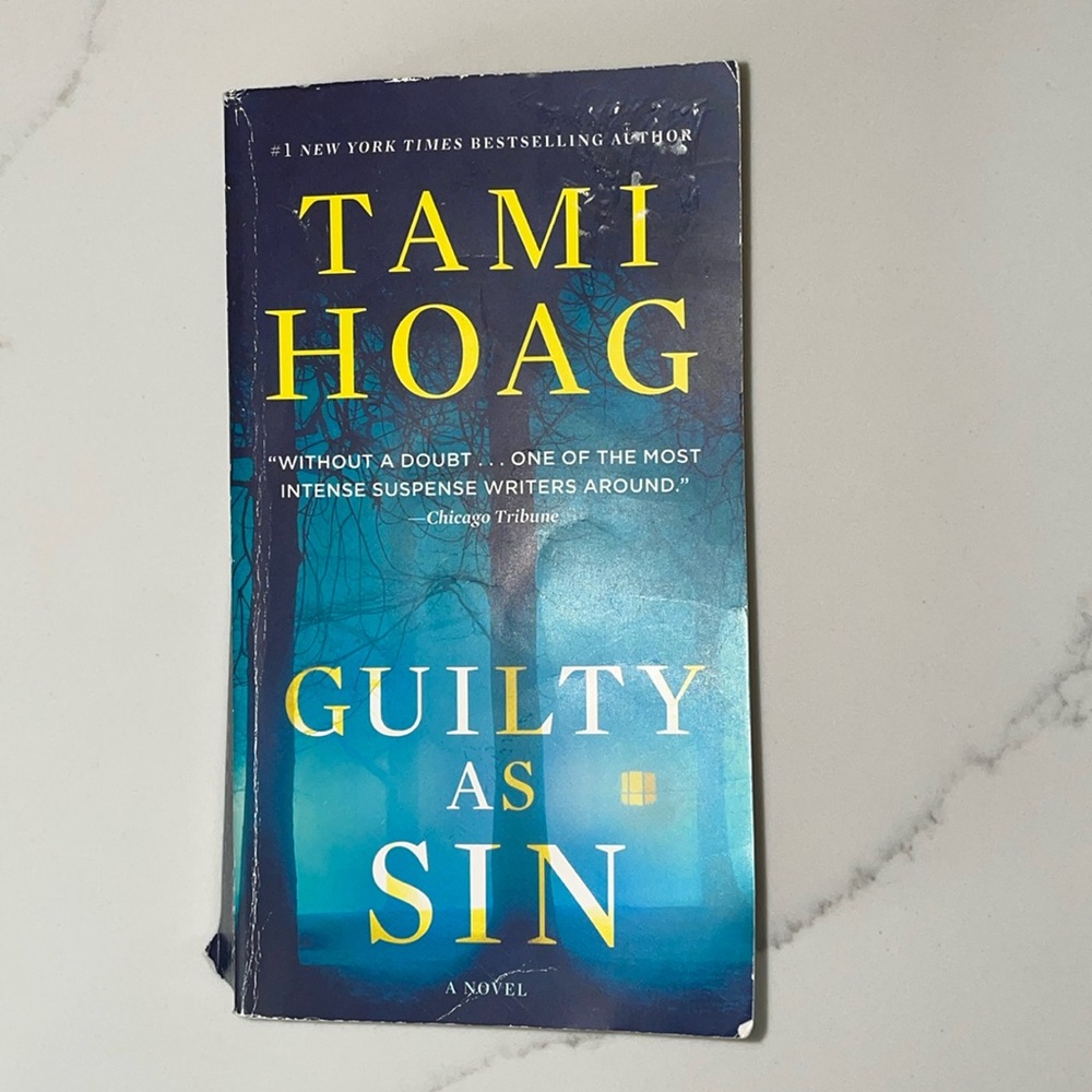 Paperback 1996 "GUILTY AS SIN" TAMI HOAG NY Times best selling author Novel